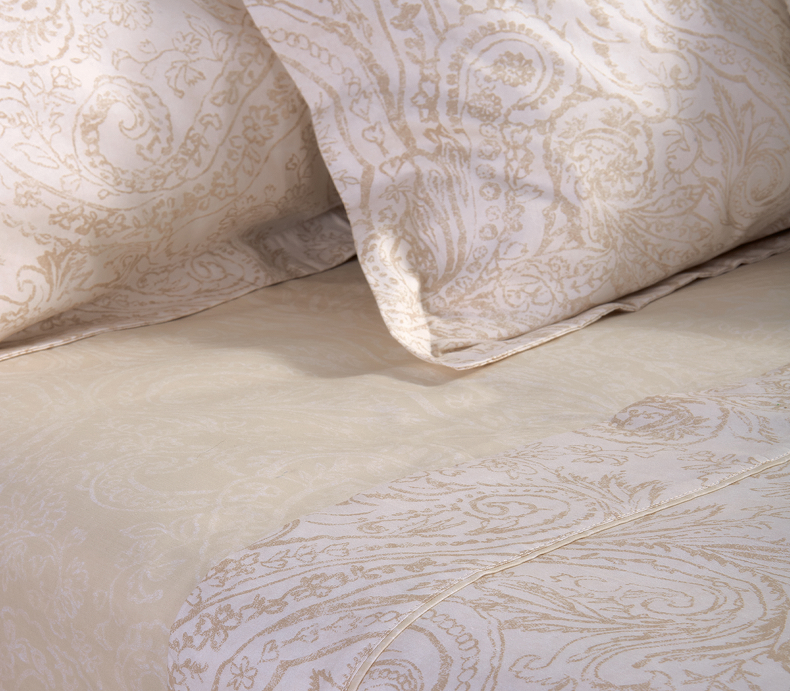 Σεντόνια Υπέρδιπλα Βαμβακοσατέν Nef-Nef Homeware (Σετ) Lilard Spring 240X270 Ecru