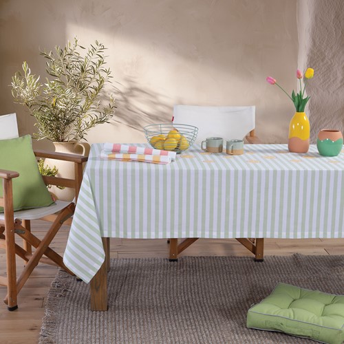 Τραπεζομάντηλο Nef-Nef Homeware Lemonade 140X180 Mint