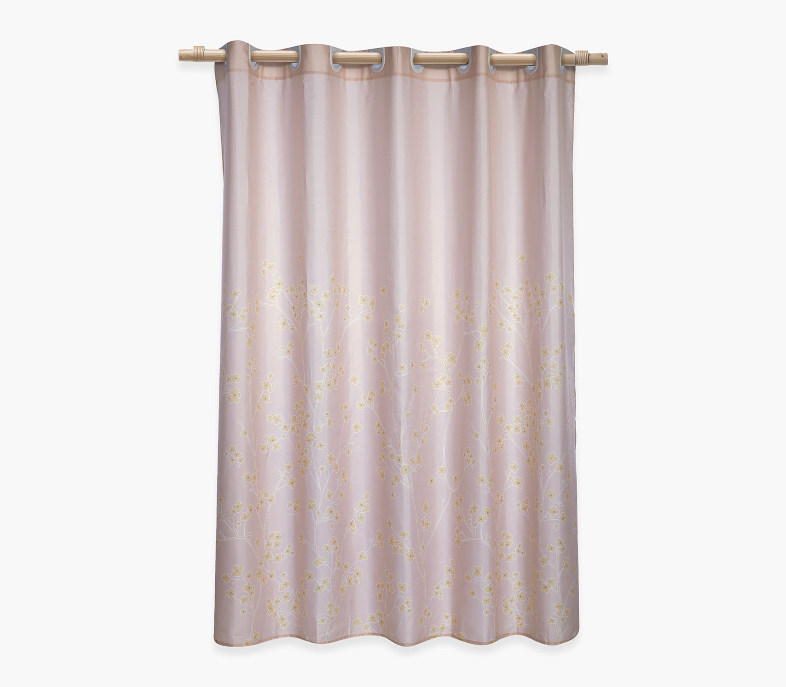 Κουρτίνα Μπάνιου Nef-Nef Homeware Floriva 180Χ200 Beige