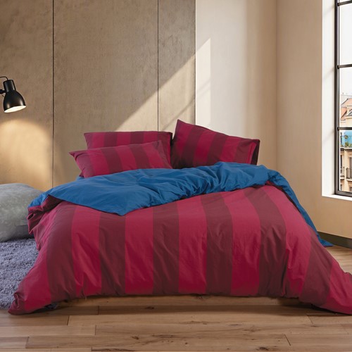 Mονή Παπλωματοθήκη Nef-Nef Homeware (Σετ) Βαμβακερή Casual Vertia 170x240 Bοrdo