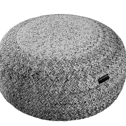 Πούφ Guy Laroche Shades Grey Ottoman 50X50X25