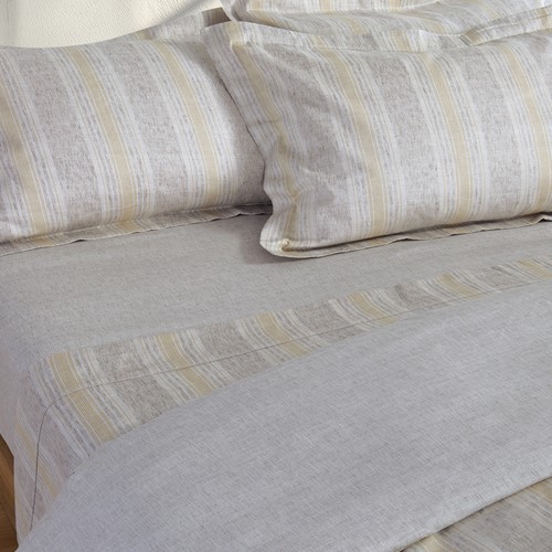 Σεντόνια King Size Βαμβακοσατέν Nef-Nef Homeware (Σετ) Orden 270X280 Beige