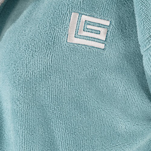 Μπουρνούζι Guy Laroche Monogram Ocean Small