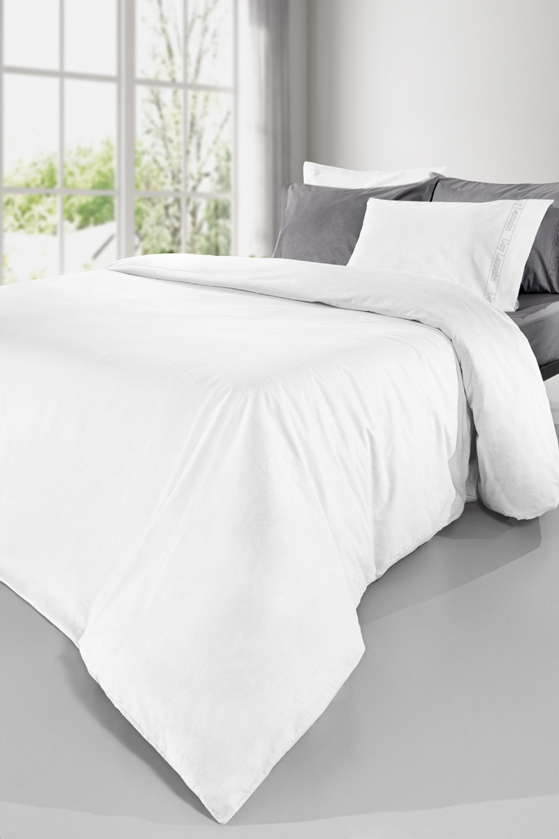 Σεντόνι Μονό Guy Laroche Color Plus με λάστιχο 100X200+32 White 