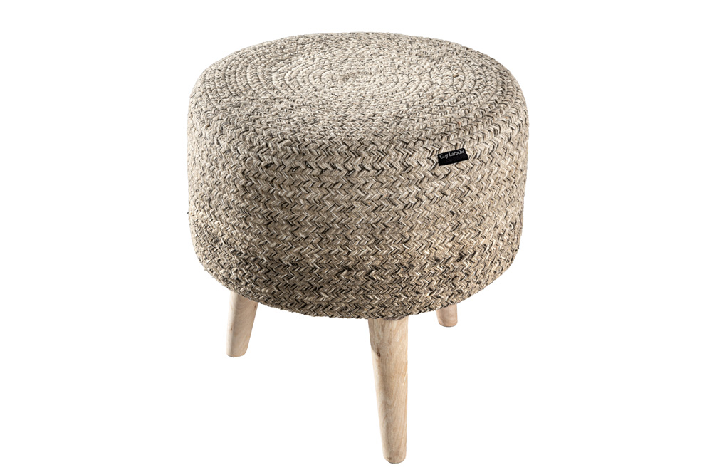 Διακοσμητικό Σκαμπό Guy Laroche Shades Wenge 40X40X40