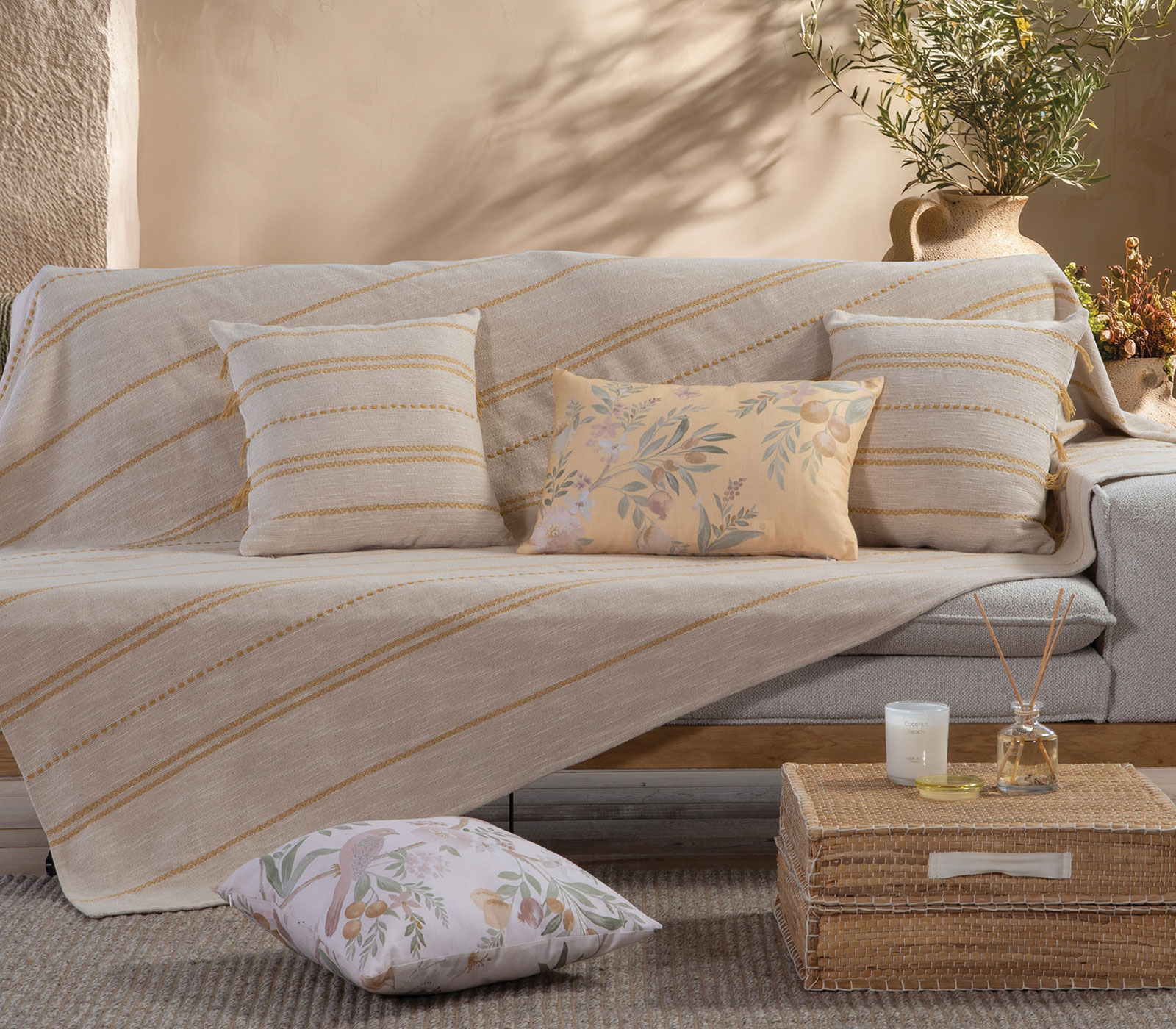 Διακοσμητικό Μαξιλάρι Nef-Nef Homeware Share 45X45 Beige