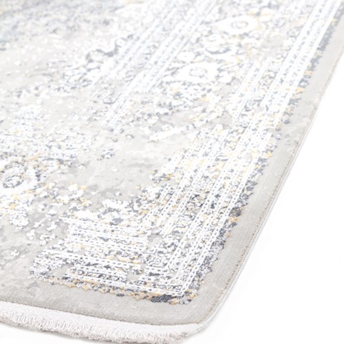 Μοντέρνο Χαλί Bamboo Silk 5989A L. Grey Anthracite Royal Carpet 160Χ230