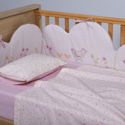 Βρεφική Πάντα Nef-Nef Homeware Cute & Sweet Ecru (60+67+60x40)