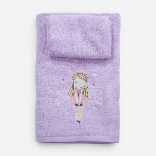 Παιδικές Πετσέτες Nef-Nef Homeware (2τμχ) Fairy Tale Lavender