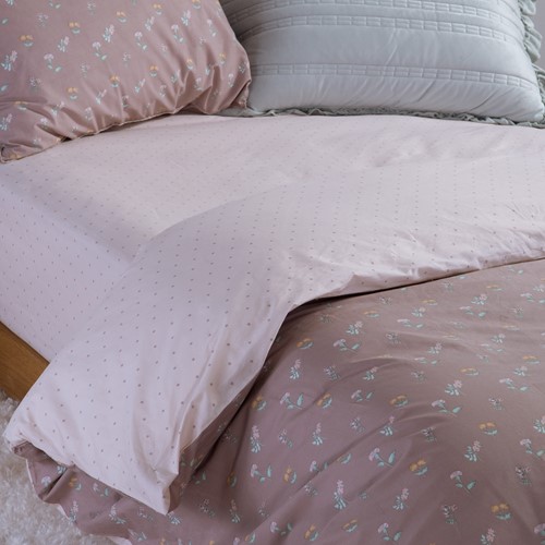 Υπέρδιπλη Παπλωματοθήκη Nef-Nef Homeware Βαμβακερή Περκάλι Violan 240x230 Brown