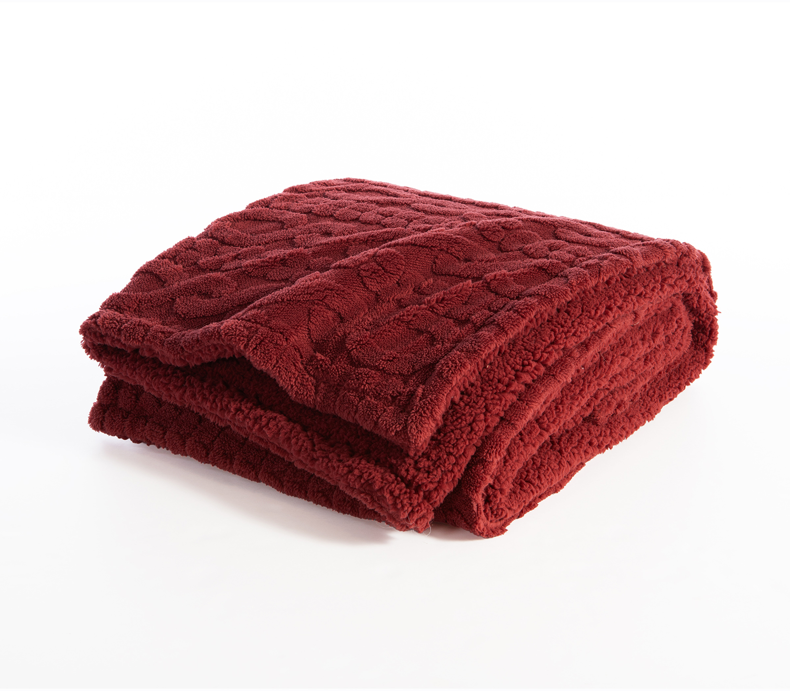 Διακοσμητικό Ριχτάρι Nef-Nef Homeware Germain 130x180 Bordo