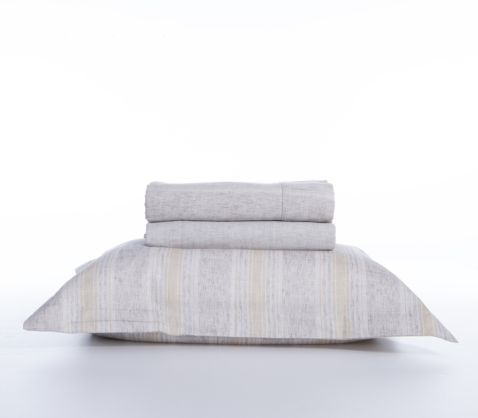 Σεντόνια Υπέρδιπλα Βαμβακοσατέν Nef-Nef Homeware (Σετ) Orden 240X270 Beige