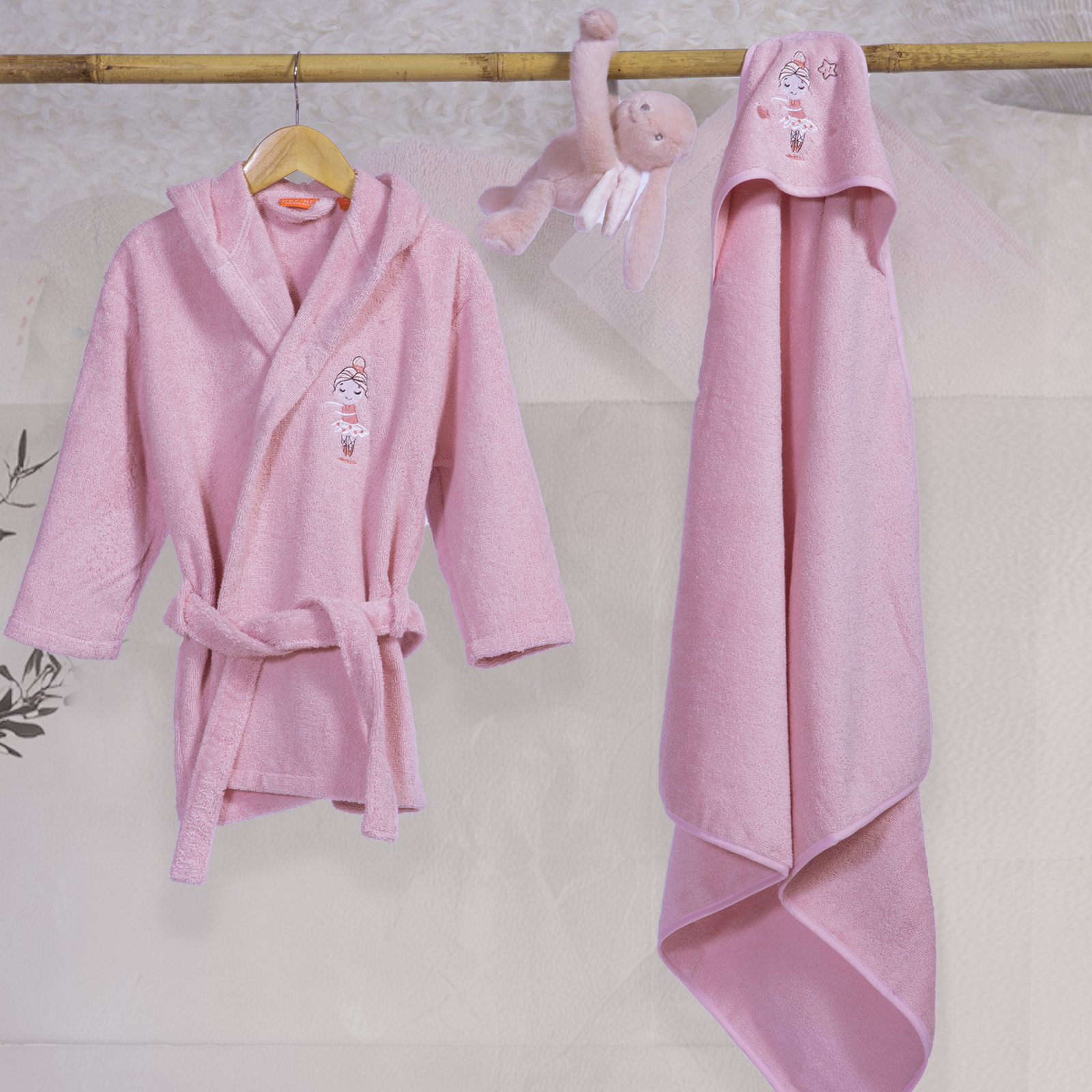 Βρεφικό Μπουρνούζι Nef-Nef Homeware Ballerine World Lilac Age 2