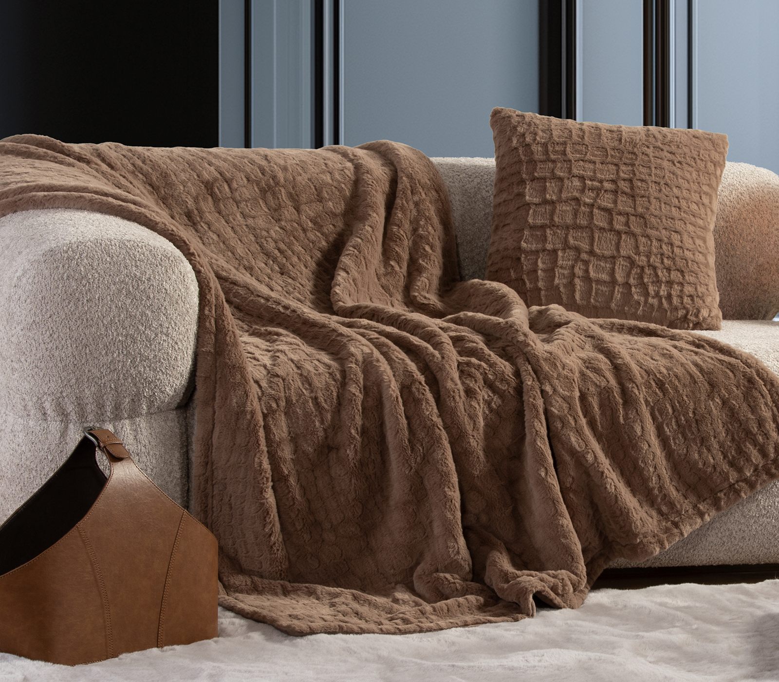 Διακοσμητικό Μαξιλάρι Nef-Nef Homeware Mentor 45x45 Mocca