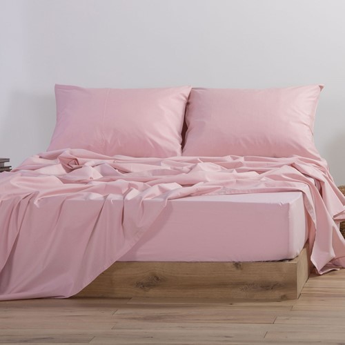 Σεντόνι Μονό Με Λάστιχο Nef-Nef Basic Pink (100x200+ 30)