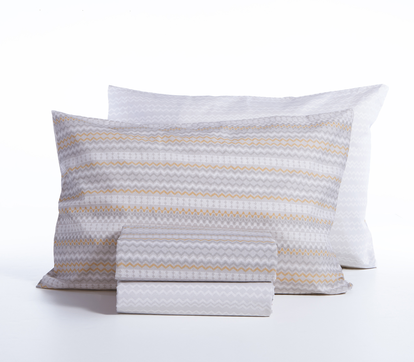 Σεντόνια Διπλά Nef-Nef Homeware (Σετ)  Quantor 200x270 Grey