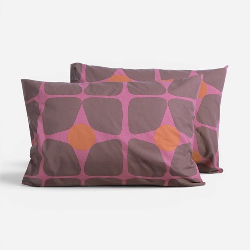 Μαξιλαροθήκη Casual Nef-Nef Homeware Coreo 52x72 Τaupe