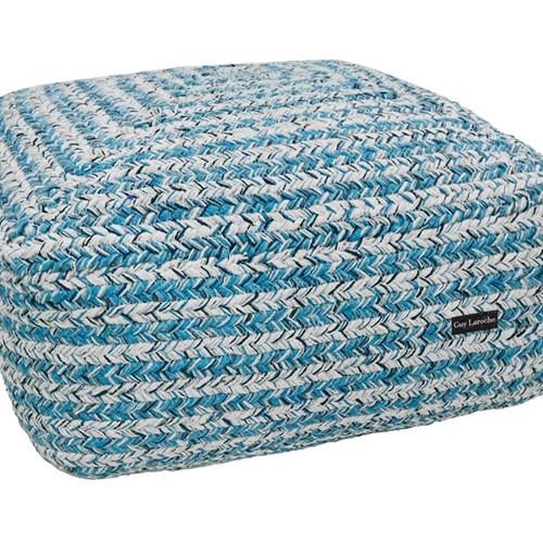 Πούφ Guy Laroche Tonical Boho Blue 50X50X25