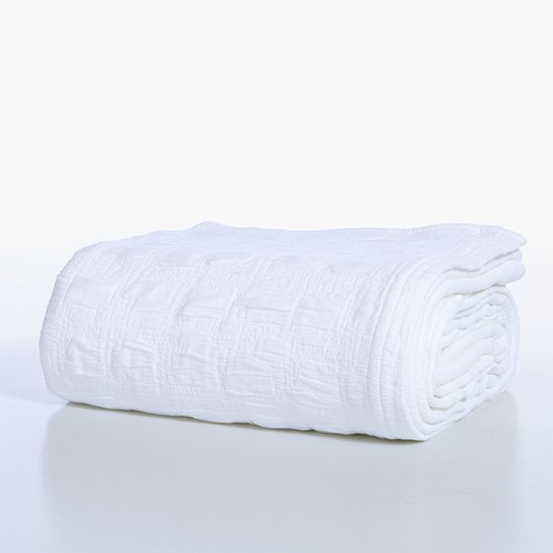 Κουβέρτα Υπέρδιπλη Nef-Nef Homeware Charisma 230X250 White
