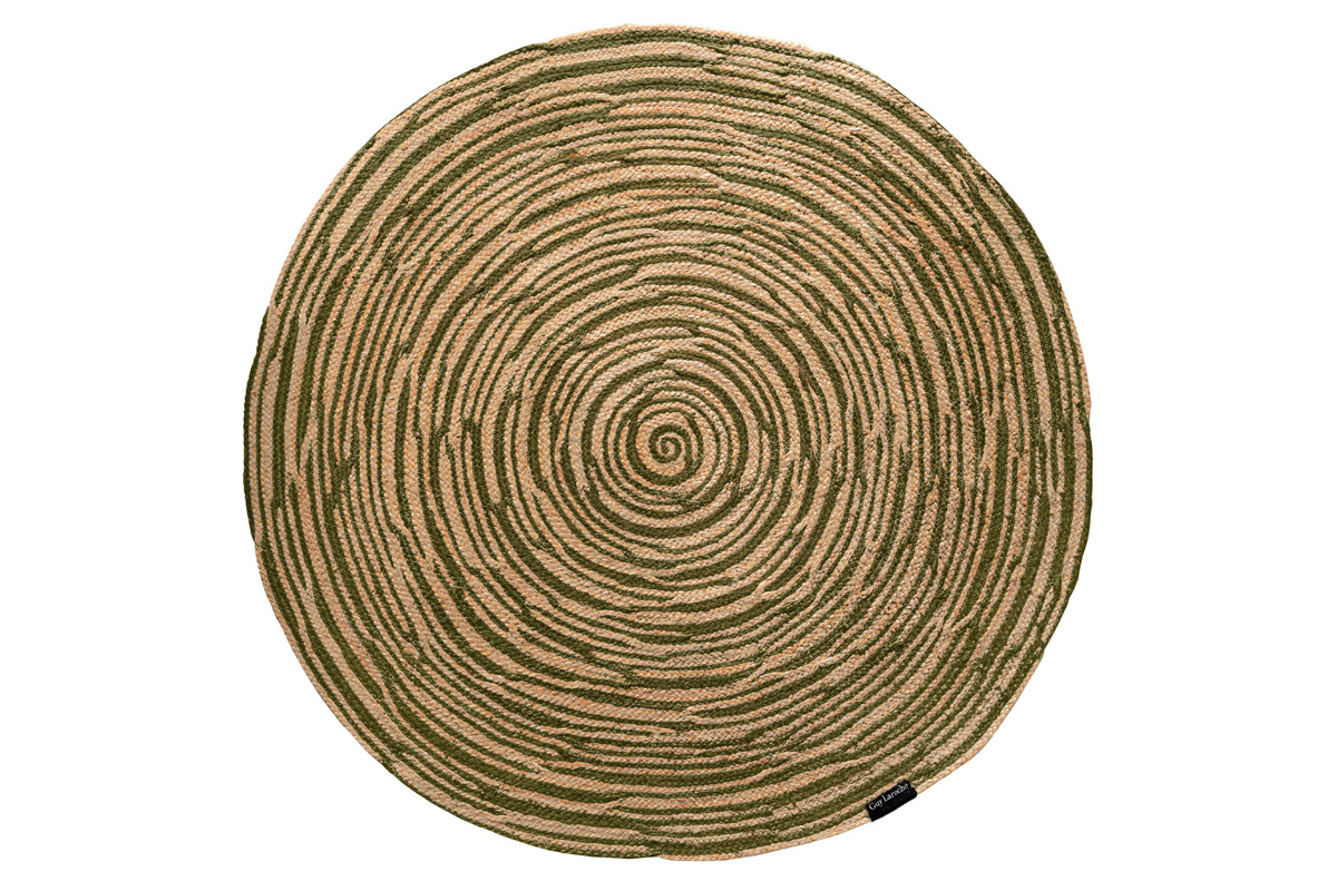 Χαλί Σαλονιού Guy Laroche Floral Olive 150 Round