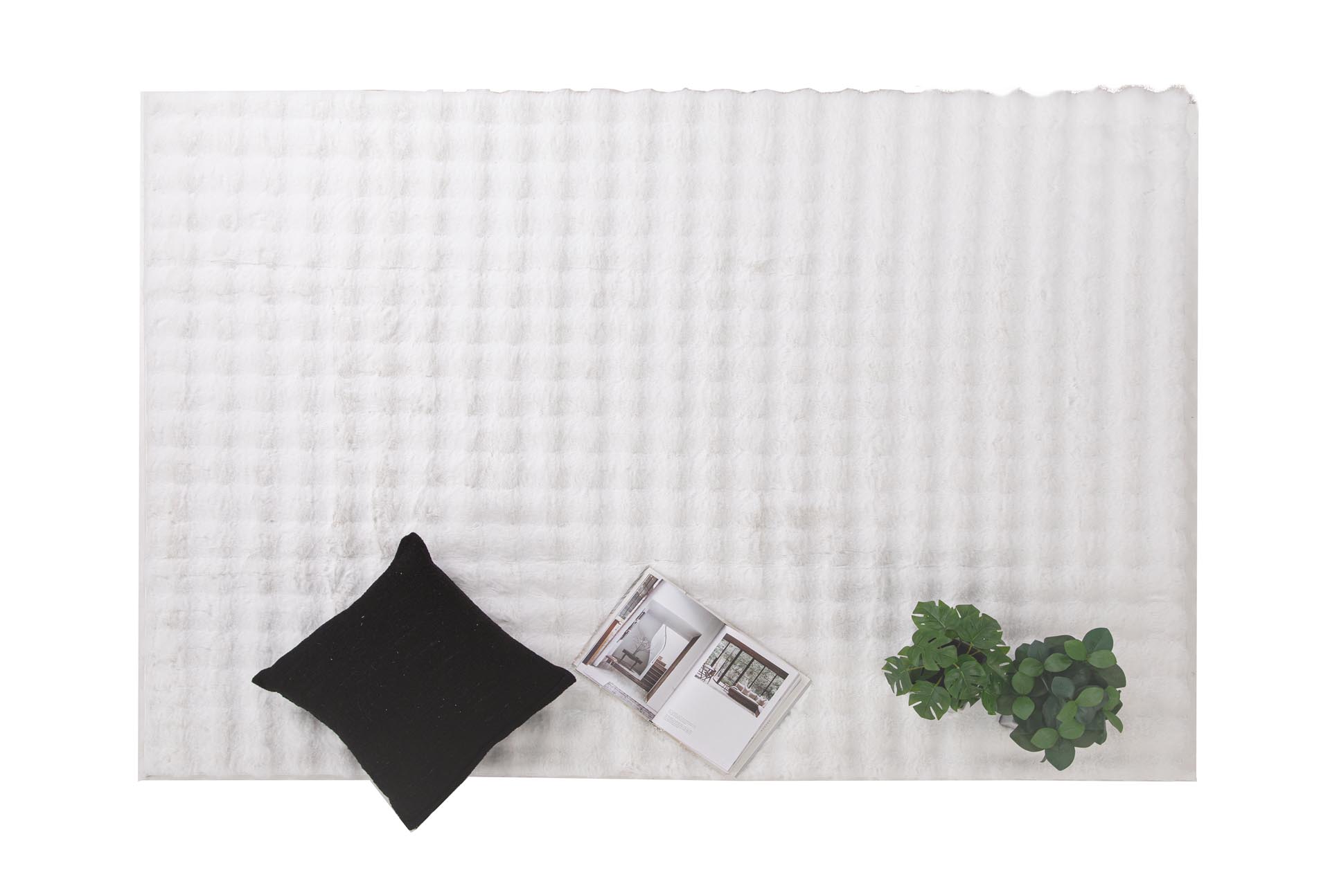 Γούνινο Χαλί Bunny BUBBLE WHITE Royal Carpet - 160 x 230 cm