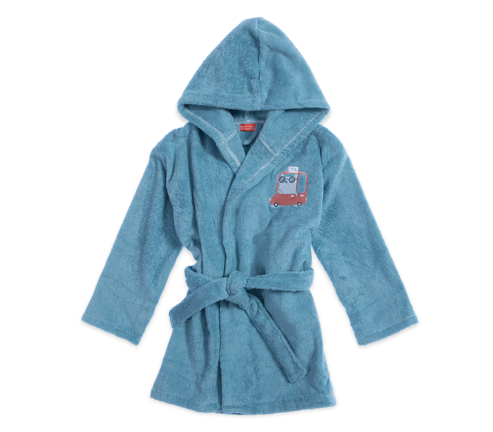  Bρεφικό Μπουρνούζι Nef-Nef Homeware Traffic 2 ετών Cameo Blue