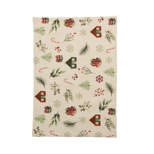 ΧΡΙΣΤΟΥΓΕΝΝΙΑΤΙΚΟ ΣΟΥΠΛΑ WHITE CHRISTMAS 33Χ48 NEF-NEF HOMEWARE