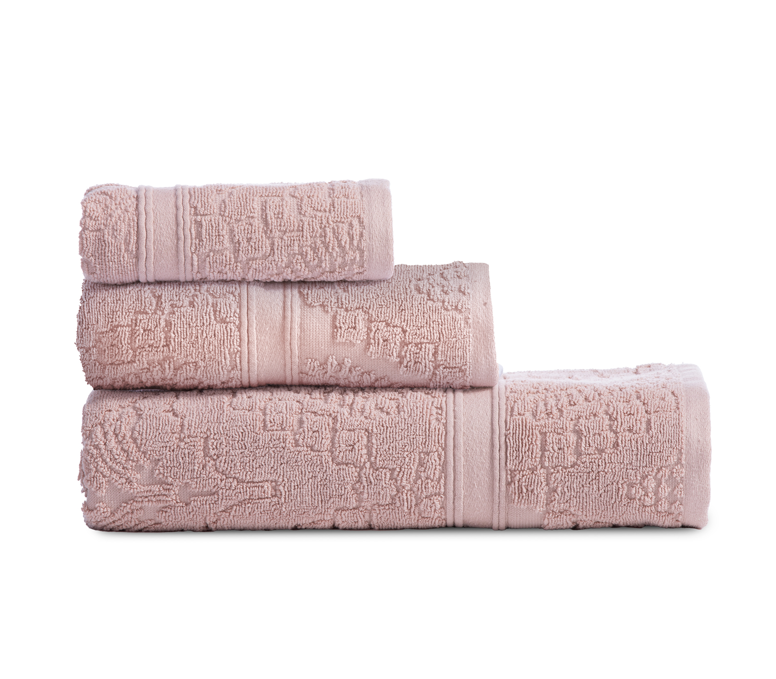  Πετσέτα Προσώπου Nef-Nef Homeware Louiza 50X90 Pink