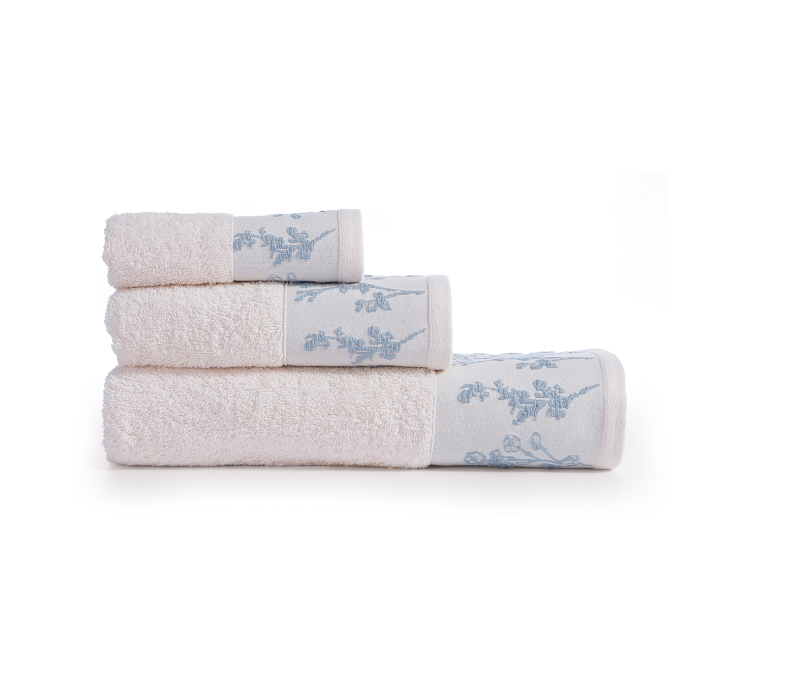 Σετ Πετσέτες Nef-Nef Homeware (3ΤΜΧ) Claris Ecru