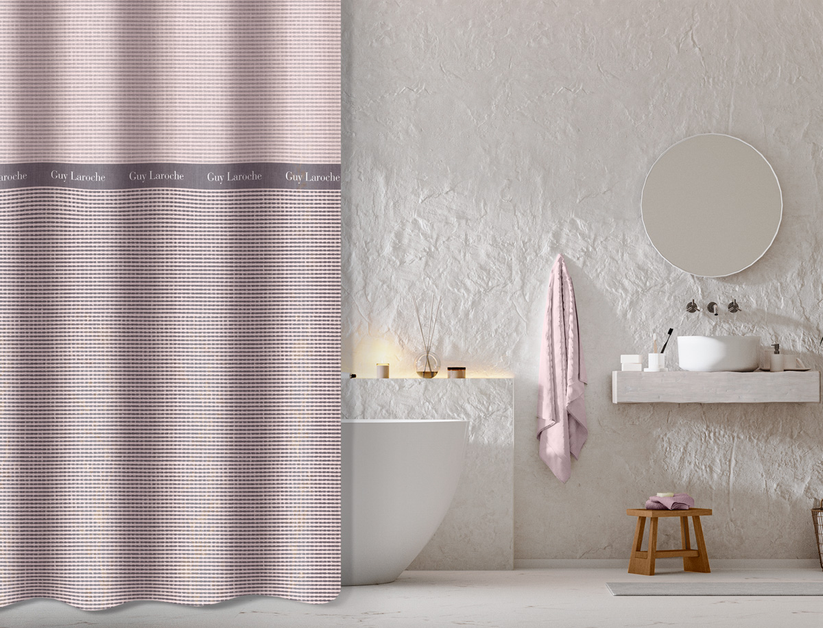 Κουρτίνα Μπάνιου Guy Laroche Atelier Melanze 180X185