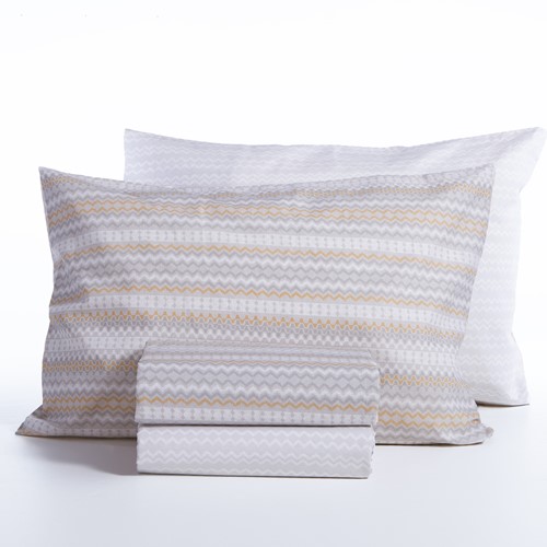 Σεντόνια Μονά Nef-Nef Homeware (Σετ) Quantro 170x270 Grey