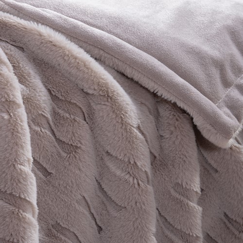 Διακοσμητικό Ριχτάρι Nef-Nef Homeware Vivo 130X180 Greige