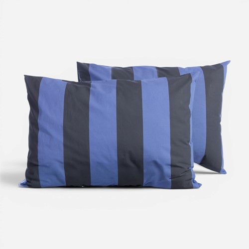 Μαξιλαροθήκη Nef-Nef Homeware Casual Vertia 52x72 Blue/Black
