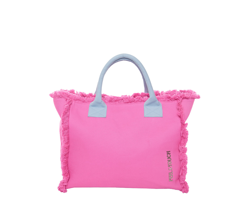 Τσάντα Ώμου Feel & Touch Caribbean Pink/Ciel
