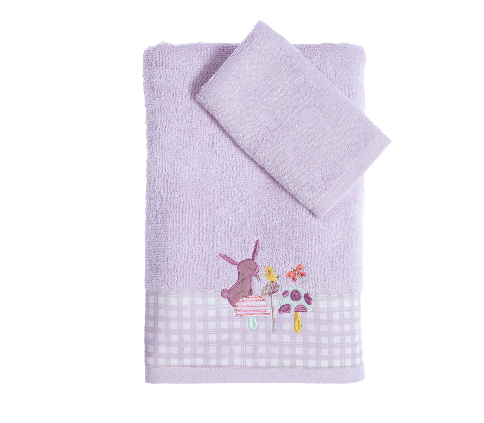 Βρεφικές Πετσέτες Nef-Nef Homeware Petit Jardin Lilac