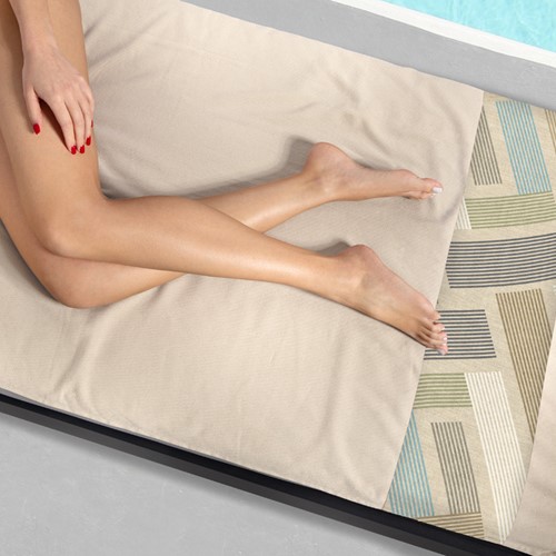 Πετσέτα Θαλάσσης Guy Laroche Pestemal 26 Beige 90x170
