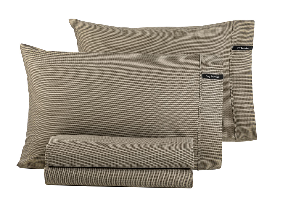 Σεντόνι Υπεδιπλο Guy Laroche Minimal Wenge 160X200+35 (Με Λάστιχο)