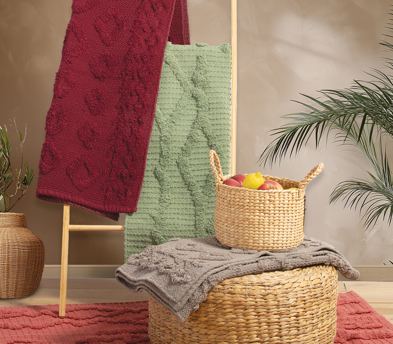 Χαλί Nef-Nef Homeware Sanchez 70x140 Terra