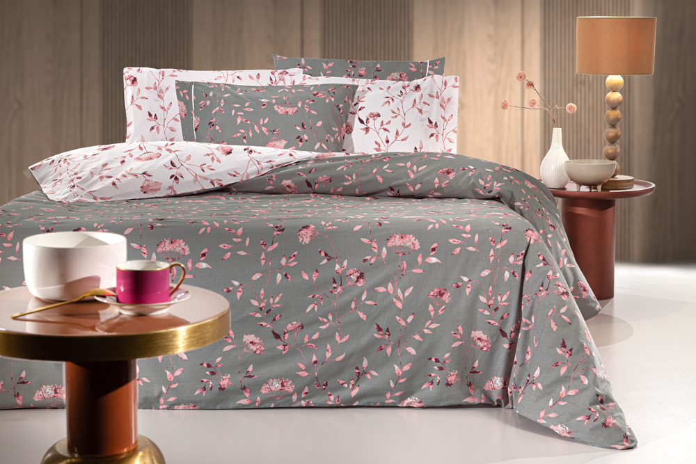 Σεντόνια Μονά Guy Laroche (Σετ)  Victoria Pink 170x200+32 με λάστιχο