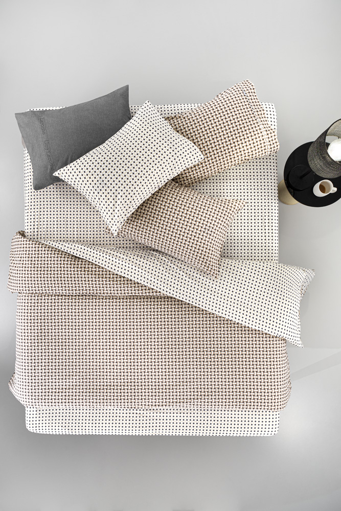 Σεντόνια Μονά Guy Laroche (Σετ) Buddha Cashmere 170X200+32 με λάστιχο