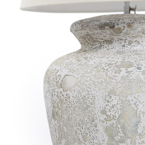 Κεραμικό Επιτραπέζιο Φωτιστικό Zimp White Classic (35x35x40) Soulworks