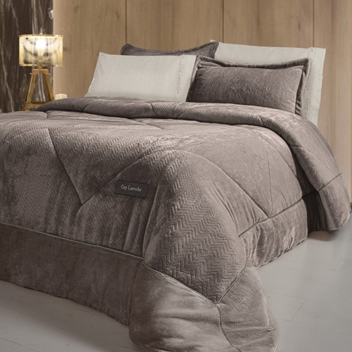 Κουβερτοπάπλωμα King Size Guy Laroche Moore Cocoa 260X240