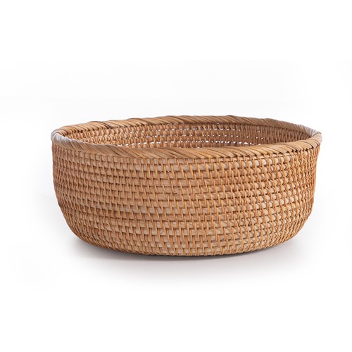 Kαλάθι Υάκινθου Nef-Nef Homeware Pure D26,5x11 Natural