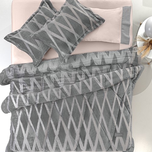Hμίδιπλο Πάπλωμα Guy Laroche Zadic 180X240 Grey