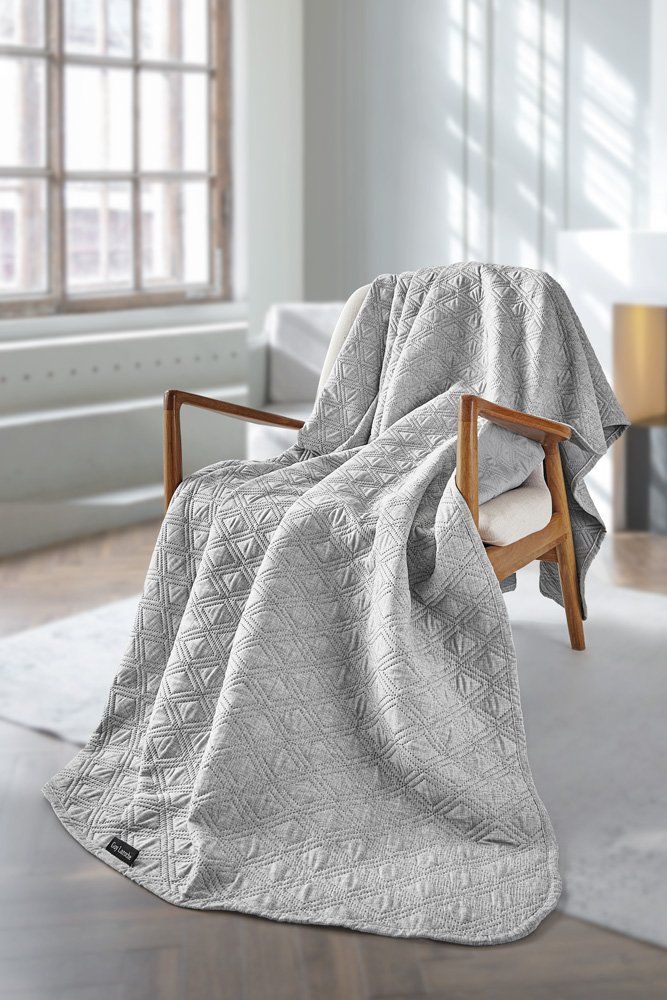 Guy Laroche Hamptons Σετ Κουβερλί Υπέρδιπλο Grey 220x240