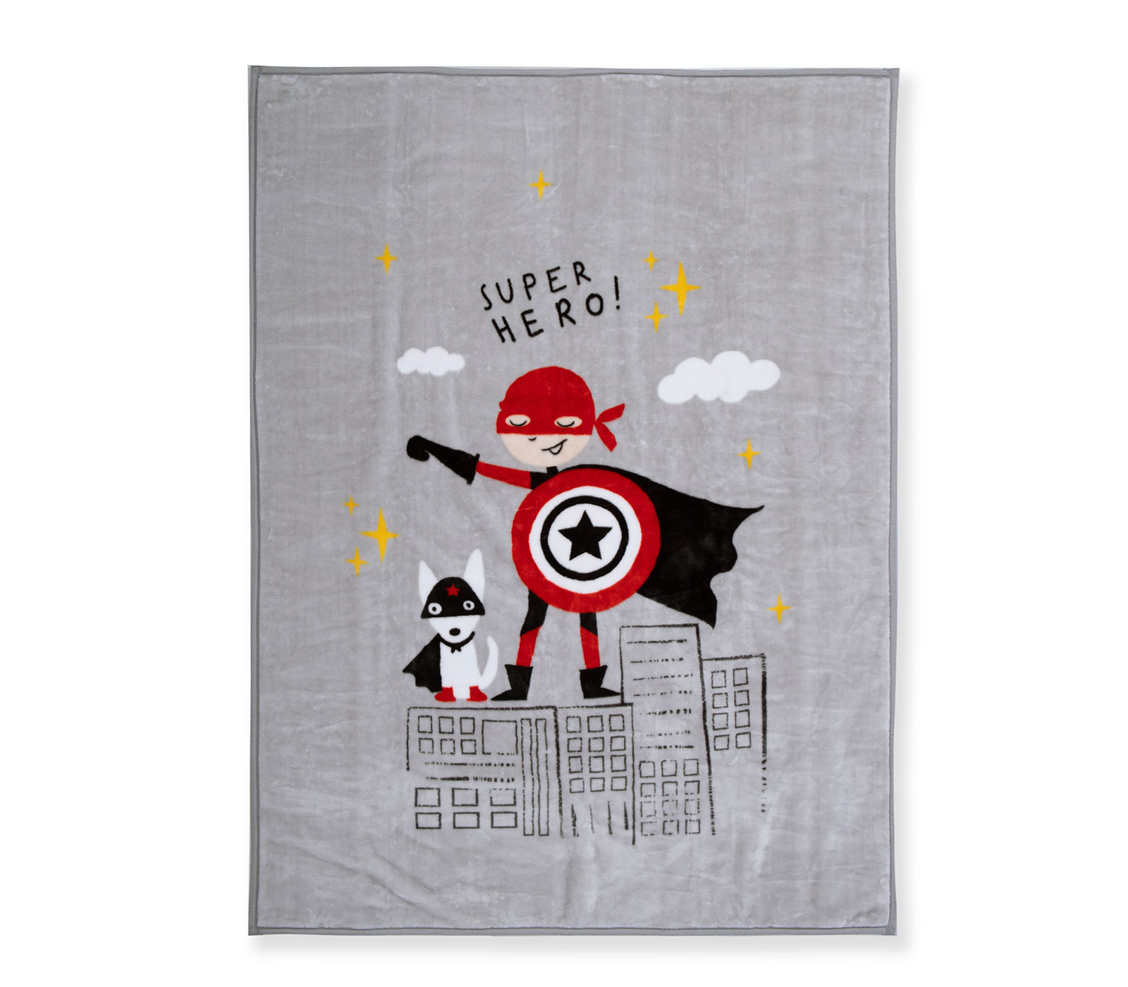 Παιδική Κουβέρτα Μονή Nef-Nef Hero 160X220 Grey
