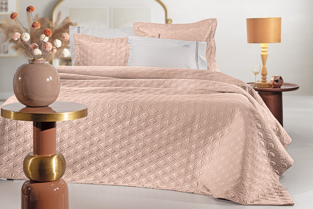 Κουβερλί Υπέρδιπλο Guy Laroche Honour (Σετ) 240x250 Old Pink