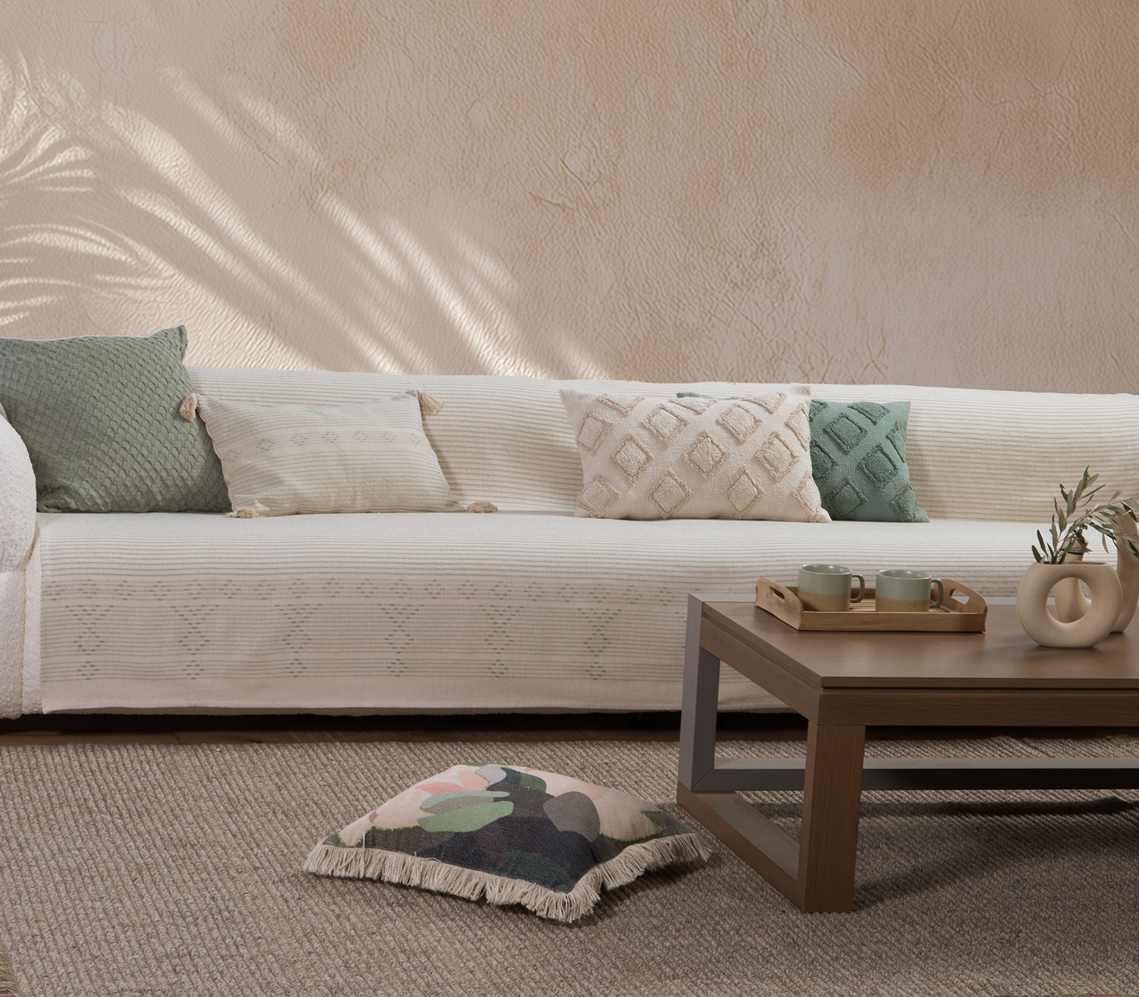 Ριχτάρι Διθεσίου Nef-Nef Homeware Resan 180x250 Beige