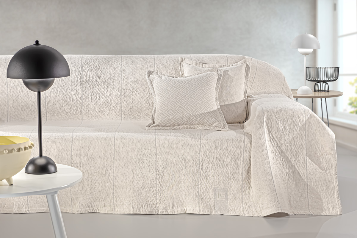 Ριχτάρι Διθεσίου Guy Laroche Soho Ivory 180Χ250