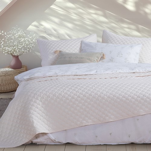 Κουβερλί Μονό Nef-Nef Homeware Scofield 180x240 Ecru